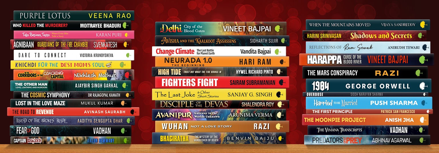 Books on table