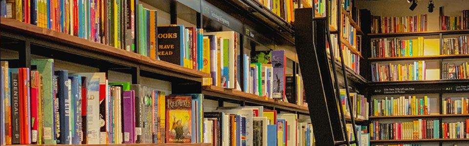 Books on table